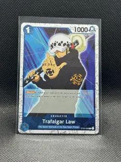 One Piece Card Game Trafalgar Law ST03-008 PRB-01 Jolly Roger Foil - Image 1
