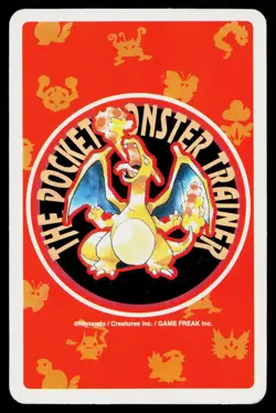 Mankey Queen of Hearts Pokemon Red Playing Card Damaged - Image 2
