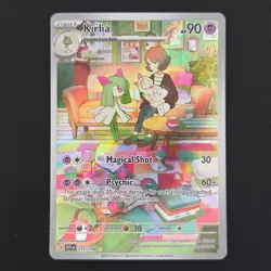 Pokemon TCG Card Kirlia 212/198 Scarlet & Violet Illustration Rare - NM - Image 1