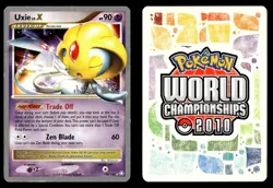 Uxie LV.X 146/146 Ultra Rare World Championship Decks Pokemon Card - Image 1