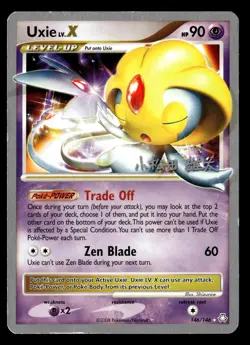 Uxie LV.X 146/146 Ultra Rare World Championship Decks Pokemon Card - Image 2
