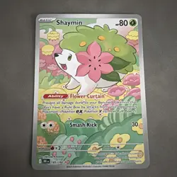 Pokemon TCG - Shaymin - Destined Rivals 185/182 Illustration Rare - NM - Image 1