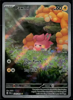 Pawmi 226/091 Paldean Fates Illustration Rare Pokemon - Image 1