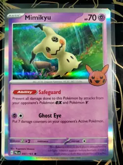 Mimikyu 097/193 (Holo) Trick or Trade 2023 Pokemon TCG NM/M - Image 2