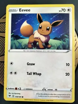 Eevee 130/185 SWSH Vivid Voltage Non-Holo Pokemon TCG NM/M - Image 2