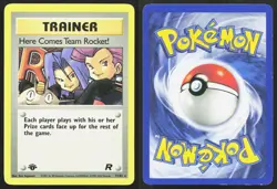 HERE COMES TEAM ROCKET! 71/82 RARE TEAM ROCKET POKEMON 1ST EDITION MP - Image 3