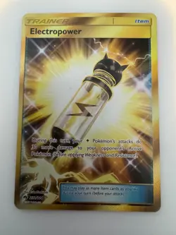 Electropower 232/214 - Gold Secret Rare - Lost Thunder - Pokemon TCG - Image 1