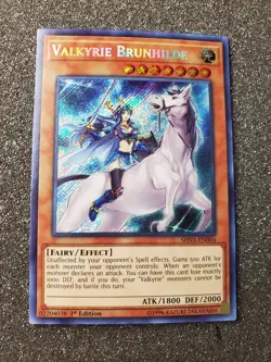Valkyrie Brunhilde SHVA-EN004 - Secret Rare - Near Mint - Unlimited - Yugioh - Image 1