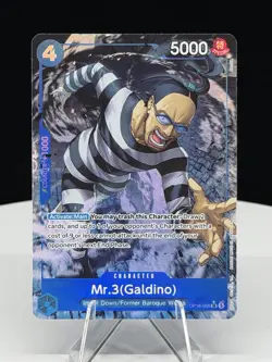 Mr.3 (Galdino) ALT SR (OP16-056) | OP16 - The Time of Battle | ENGLISH ALT ART - Image 1
