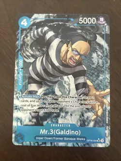 Mr.3 (Galdino) ALT SR (OP16-056) | OP16 - The Time of Battle | ENGLISH ALT ART - Image 1