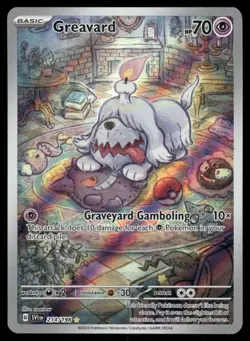 Pokemon Cards Greavard 214/198 Scarlet & Violet Illustration Rare NM - Image 1