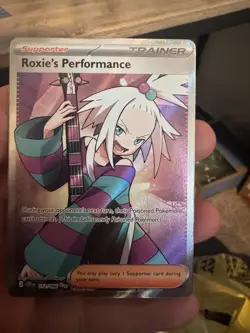 Pokemon TCG Roxie’s Performance Trainer Card 112/86 Chaos Rising - Image 1
