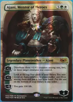 Ajani, Mentor of Heroes (FULL-ART) FOIL Mythic Edition NM (514623) ABUGames - Image 1