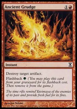 MTG Ancient Grudge - Foil, Moderate Play, English Time Spiral - Image 1