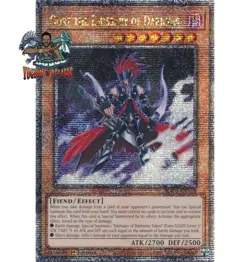 Yugioh! 1x Gorz the Emissary of Darkness RA03-EN210 Quarter Century Secret Rare - Image 1