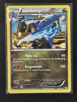 Garchomp 90/124 Holo Dragons Exalted Pokemon Holo NM - Image 1