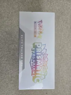 Pokemon TCG Prismatic Evolutions ETB Elite Trainer Box Sealed - Image 3