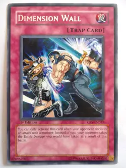 Dimension Wall - CRV-EN059 - 1st Edition - Rare - Lightly Played - Yu-Gi-Oh! TCG - Image 1