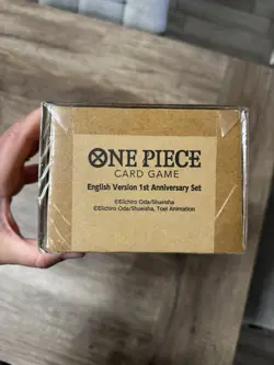 One Piece Card Game English Version 1st Anniversary Set Sealed Brown Box Bandai - Image 3