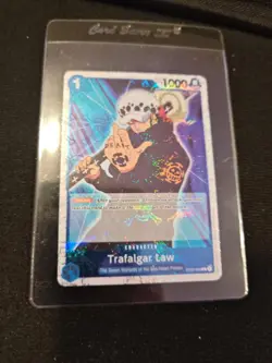 Trafalgar Law ST03-008 (Jolly Roger Holo) Premium Booster (PRB-01) One Piece TCG - Image 1
