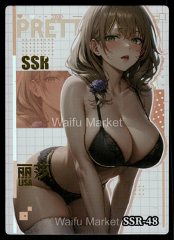 Lisa Genshin Impact Waifu Anime Card Goddess Story Pretty Girls - Image 1