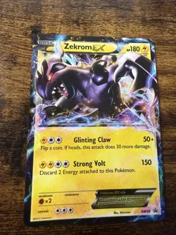 Zekrom EX BW38 Holo Foil Promo Rare Pokemon Card MP - Image 1