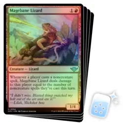 FOIL MAGEBANE LIZARD X4 Outlaws Of Thunder Junction OTJ Magic MTG MINT CARD - Image 1