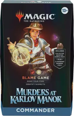 Murders at Karlov Manor Commander Deck - Blame Game MTG Brand New Sealed - Image 1
