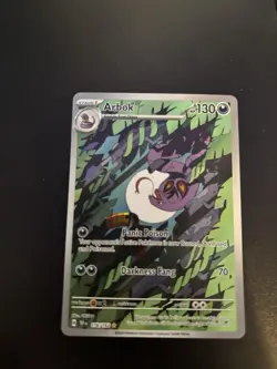 Pokemon TCG Arbok 176/162 temporal forces illustration Rare Holo EN - Image 1