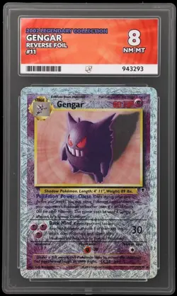 Pokemon Gengar Legendary Collection 11/110 Reverse Holo Rare Vintage ACE 8 NM-MT - Image 1