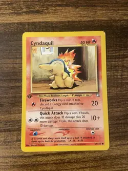 Pokemon TCG Neo Genesis - Cyndaquil 57/111 - Regular 1st Edition Common NM - Image 1