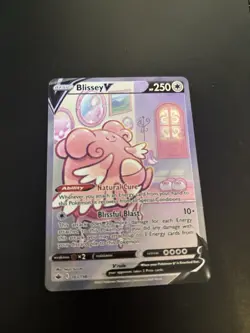 Pokemon TCG Blissey V 183/198 SWSH06 Chilling Reign Alt Full Art UR Holo EN - Image 1