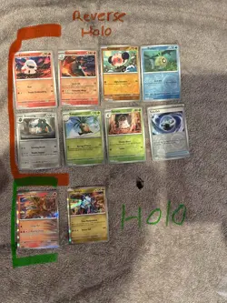 Pokemon Surging Sparks Holo And Reverse Holo Bulk Lot X10 English Cards NM 1 - Image 1