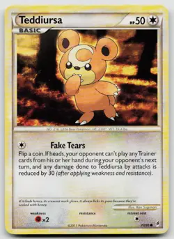LP Teddiursa 73/95 Common Call of Legends Pokemon - Image 1