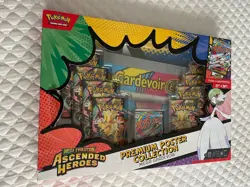 Pokemon TCG: Ascended Heroes Premium Poster Collection Mega Gardevoir Sealed Box - Image 1