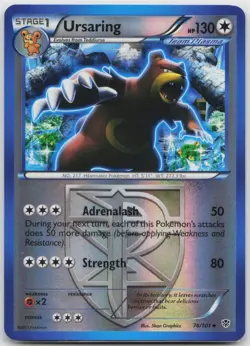 Ursaring (Team Plasma) Uncommon Plasma Blast 76/101 Pokemon TCG - Image 1