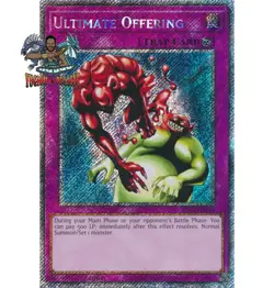 Yugioh! 1x Ultimate Offering RA03-EN088 Platinum Secret Rare 1st Ed NM - Image 1