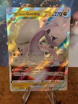 Pokemon Hisuian Goodra VSTAR - 136/196 Ultra Rare Lost Origin NM - Image 1