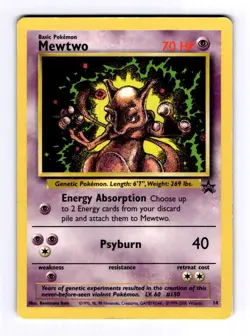 Mewtwo (14) WoTC Promo #14 (2023) Promo Promo MP Pokemon - Image 1