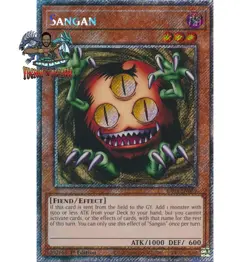 Yugioh! 1x Sangan RA03-EN089 Platinum Secret Rare 1st Ed NM - Image 1