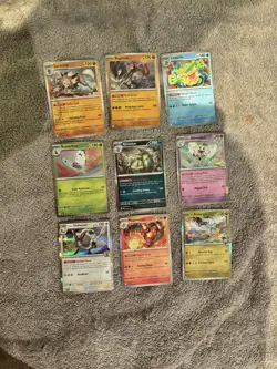 Pokemon Journey Together Holo Bulk Lot X9 NM English 4 - Image 1