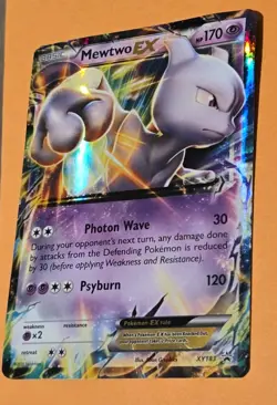 2016 Mewtwo EX XY183 Promo XY Black Star Promos Pokemon HP Free Shipping - Image 2