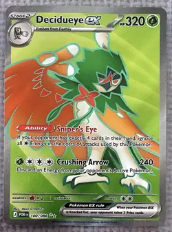 Decidueye EX Perfect Order Full Art Holo Secret Rare NM - Image 1