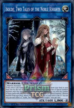 Isolde, Two Tales of the Noble Knights Super Rare #SOFU-ENSE1 Yugioh Super Rare - Image 1