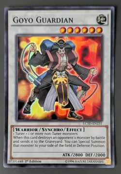 Goyo Guardian LC5D-EN231 1st Edition Yu-Gi-Oh! Super Rare NM - Image 1