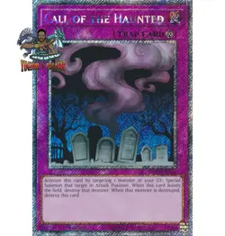 Yugioh! 1x Call of the Haunted RA03-EN108 Platinum Secret Rare 1st Ed NM - Image 1
