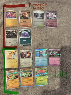 Pokemon Phantasmal Flames Holo And Reverse Holo Bulk Lot X13 English Cards NM 3 - Image 1