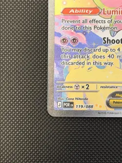 Mega Clefable ex SIR 119/88 Mega Evolution Perfect Order Pokemon Card Mint - Image 5