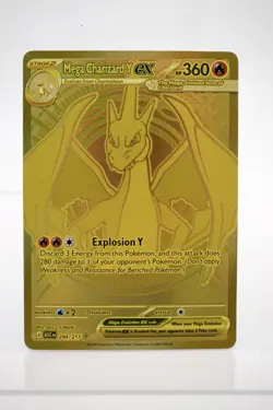 Gold Mega Charizard Y Ex 294/217 Ascended Heroes English (READ DESCRIPTION) - Image 1