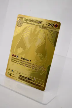Gold Mega Charizard Y Ex 294/217 Ascended Heroes English (READ DESCRIPTION) - Image 2